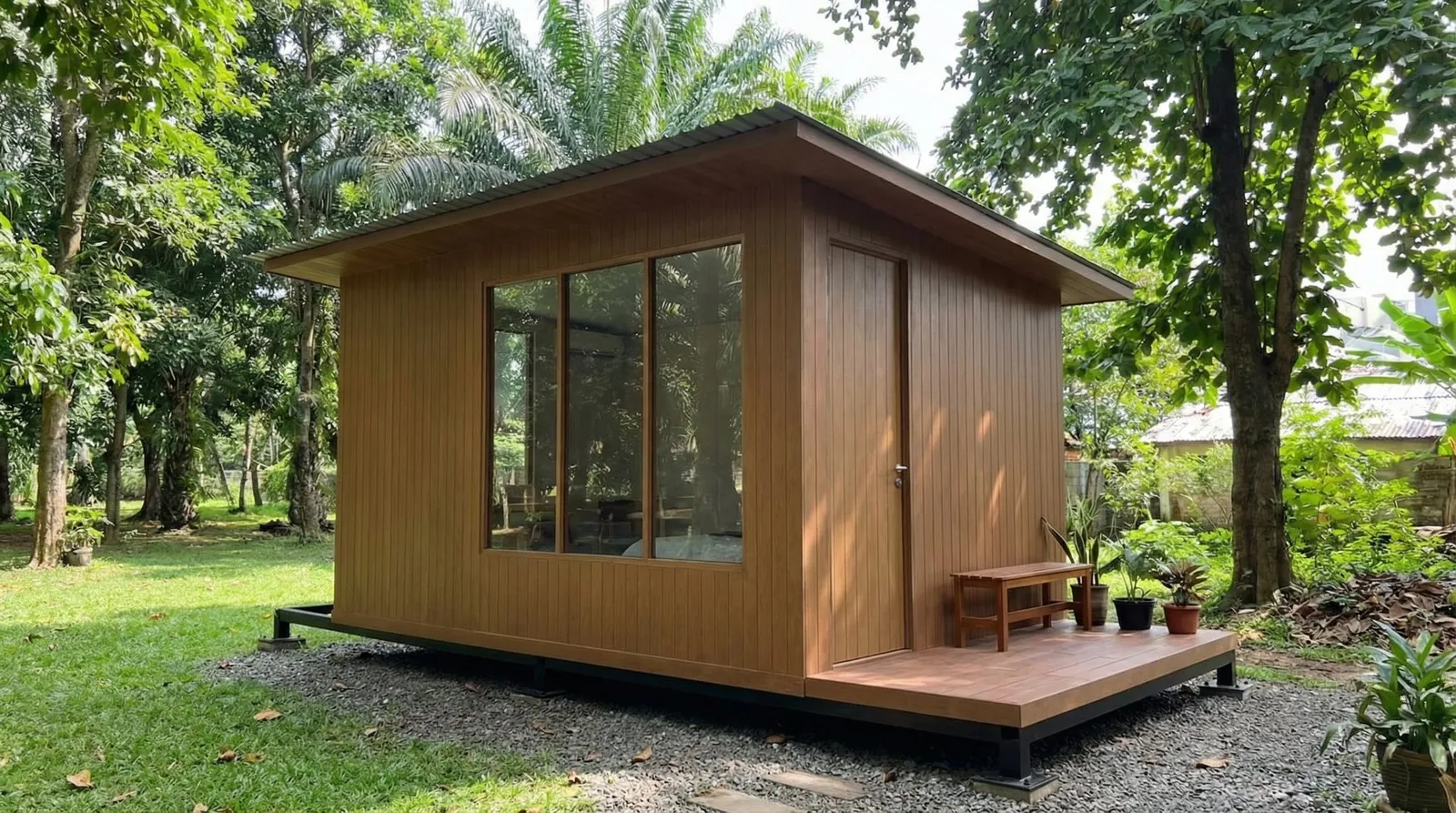 Wood cabin