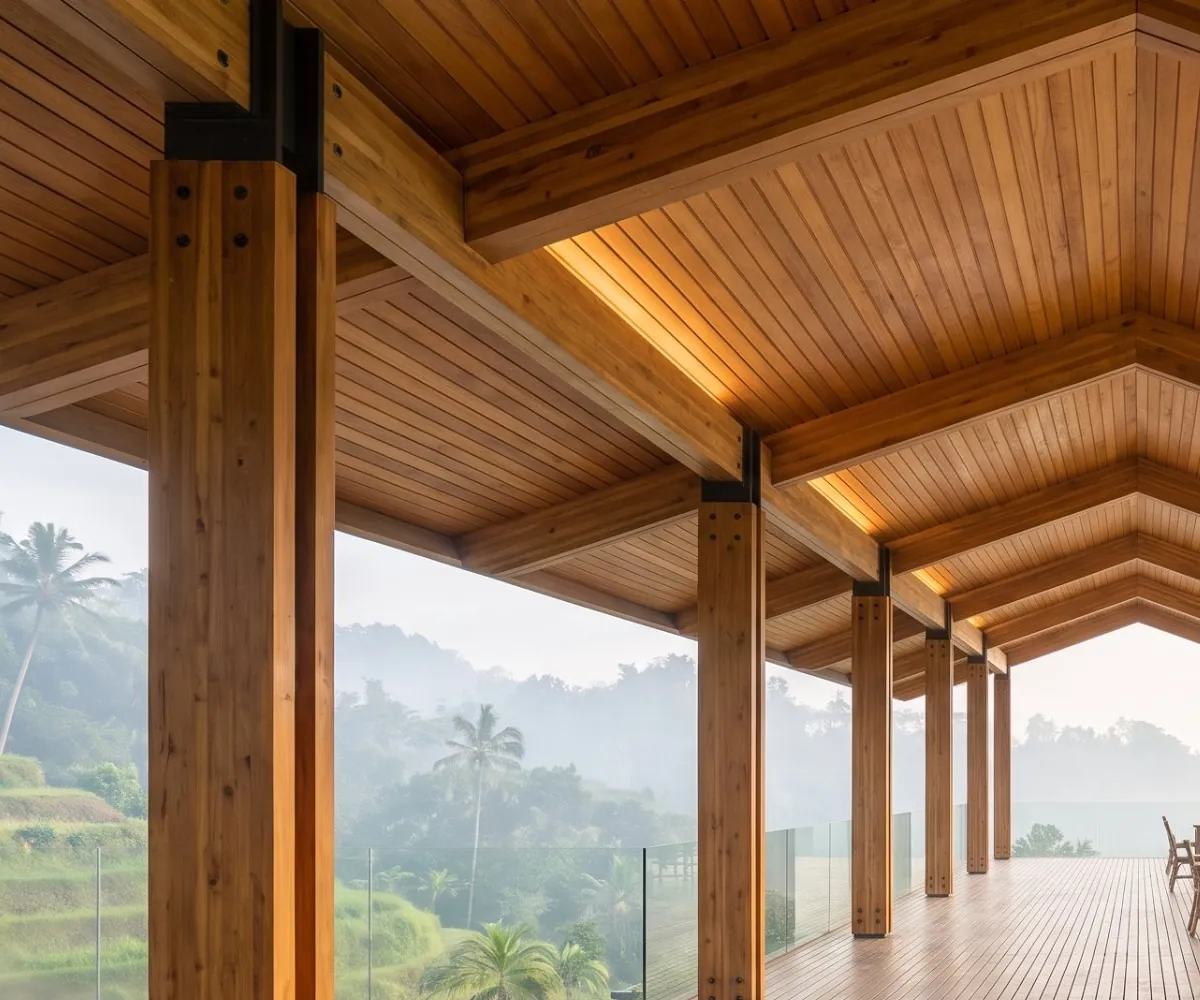 Glulam pavilion
